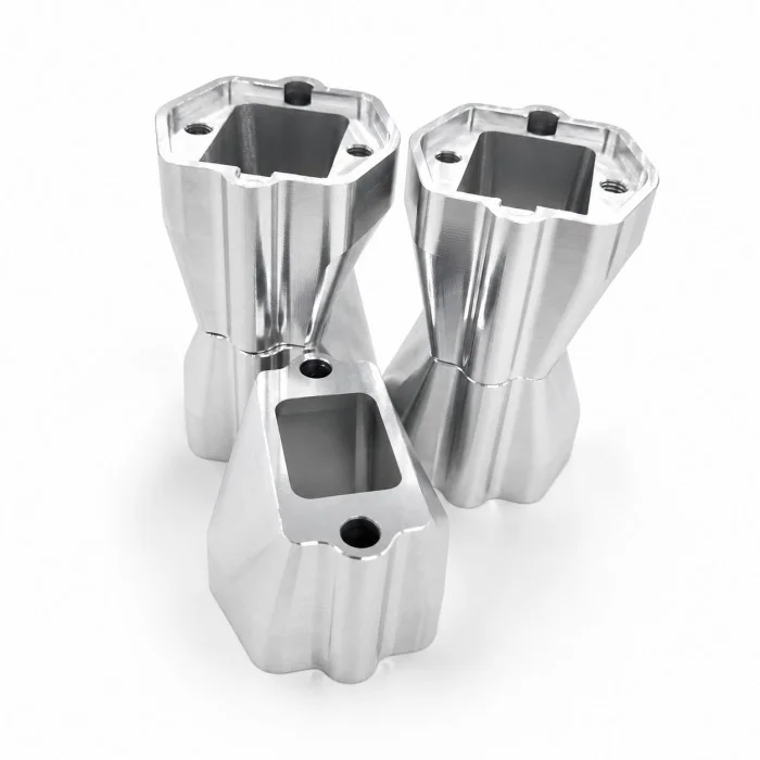 Carcasa de conector hueco mecanizada por CNC