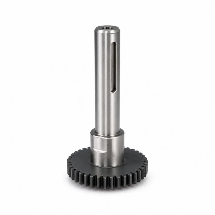 Eje de engranaje recto mecanizado CNC de precisión